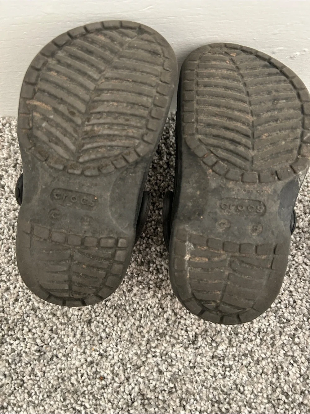 CROCS Toddler Black Classic Clog Sandals